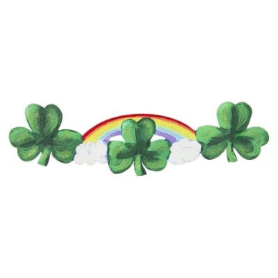 The Round Top Collection Table Decor | Shamrock Banner For Banner Display