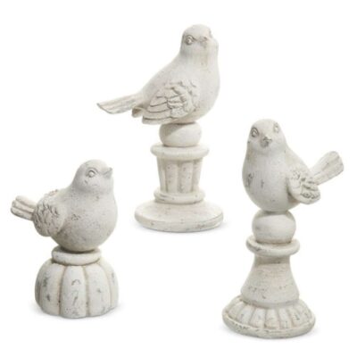 RAZ Spring | Birds On Pedestals Set