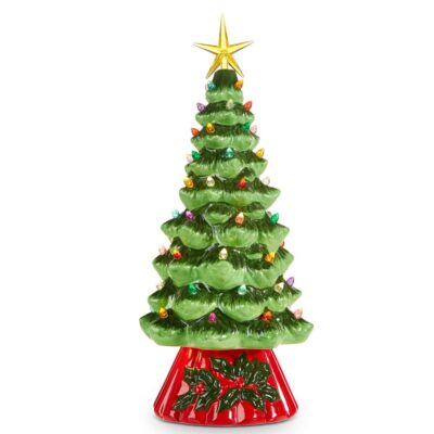 RAZ Table Decor | Animated Lighted Vintage Tree