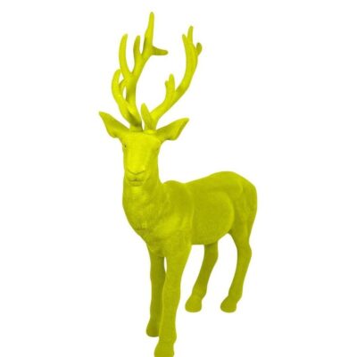 180 Degrees Table Decor | Flocked Deer, Large