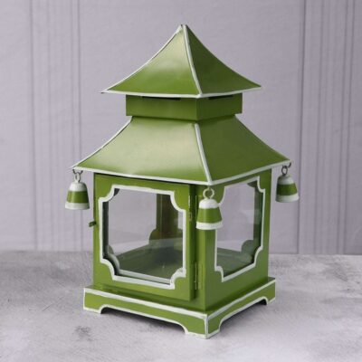 Beatriz Ball Table Decor | Holiday Pagoda Lantern, Green