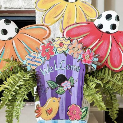 The Round Top Collection Table Decor | Whimsy Birdhouse