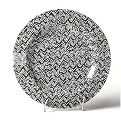 Happy Everything Kitchen & Dining | Black Small Dot Big Round Entertaining Platter By Happy Everything!