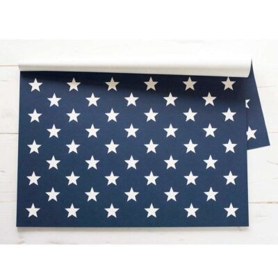 Hester & Cook Party Diy | Stars On Blue Placemat Sheets