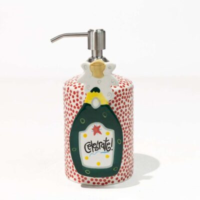 Happy Everything Kitchen & Dining | Red Dot Mini Cylinder Soap Pump By Happy Everything!