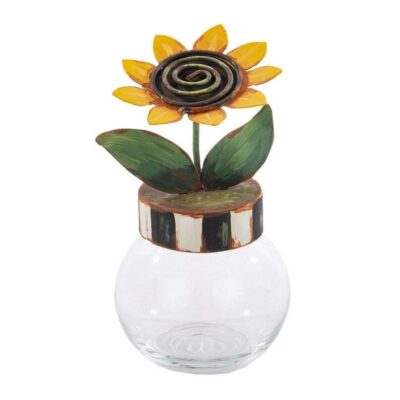 The Round Top Collection Decorative Containers | Sunflower Bubble Jar