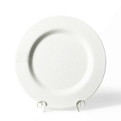 Happy Everything Table Decor | White Small Dot Big Entertaining Round Platter By Happy Everything!