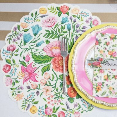 Hester & Cook Spring | Sweet Garden Posey Placemat Sheets