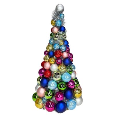 RAZ Table Decor | Ball Ornament Tree, 15.5″