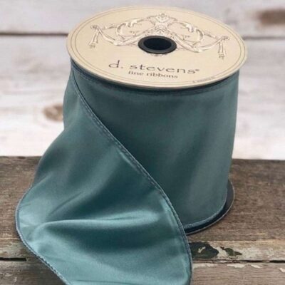 D. Stevens Spring | Simply Taffeta Celadon Ribbon, 2.5″ X 25Yd