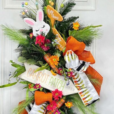 Miss Cayce’s Door Decor | Carrot Crossing Teardrop