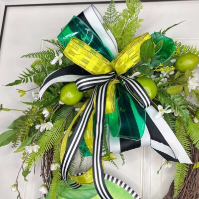 Miss Cayce’s Door Decor | Citrus Garden Wreath