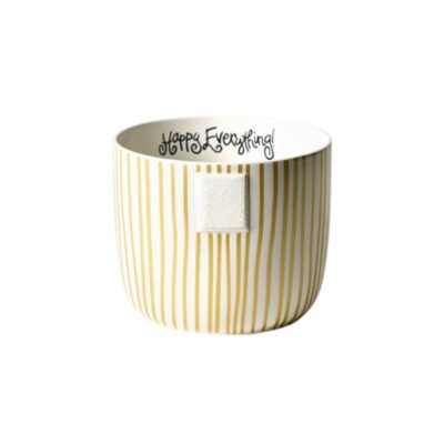 Happy Everything Kitchen & Dining | Gold Stripe Mini Bowl By Happy Everything!