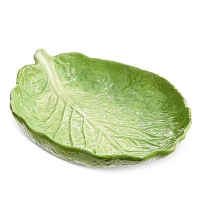 RAZ Kitchen & Dining | Green Cabbage Tray, 14″