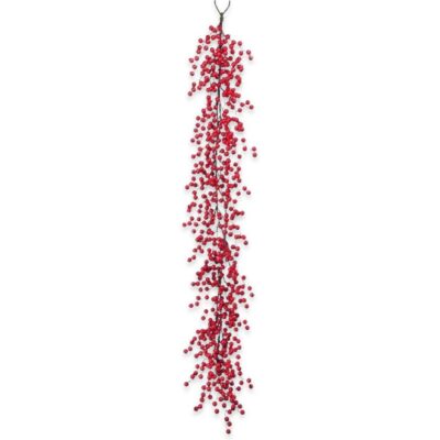 Regency Garlands | Deluxe Red Berry Garland, 60″