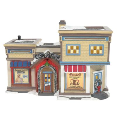 Department 56 Table Decor | Pet And Vet, Dept. 56 Village