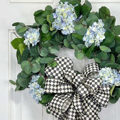 Miss Cayce’s Door Decor | Simply Spring Wreath