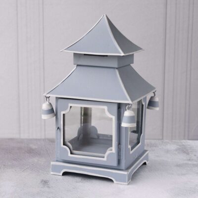 Beatriz Ball Spring | Holiday Pagoda Lantern, Blue