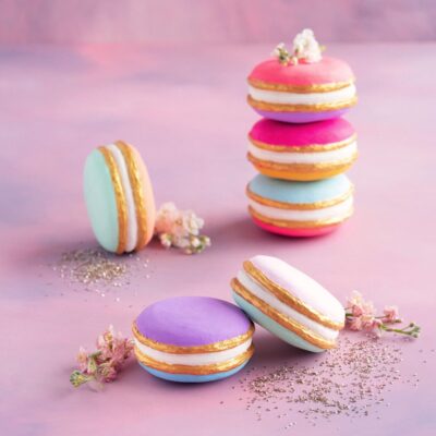 Glitterville Home Accents | Half & Half Macaron, Small By Glitterville