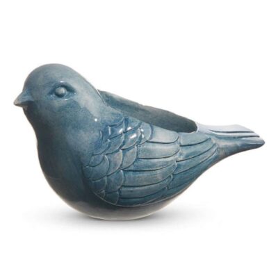 RAZ Decorative Containers | Blue Bird Planter