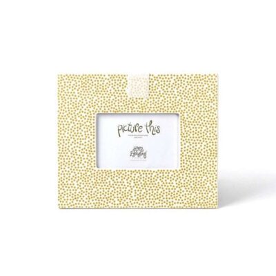 Happy Everything Table Decor | Gold Small Dot Mini Frame By Happy Everything