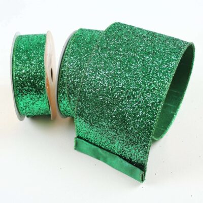 Farrisilk St. Patrick’S Day | Emerald Glitter Magic Ribbon, 1.5″X10Yd