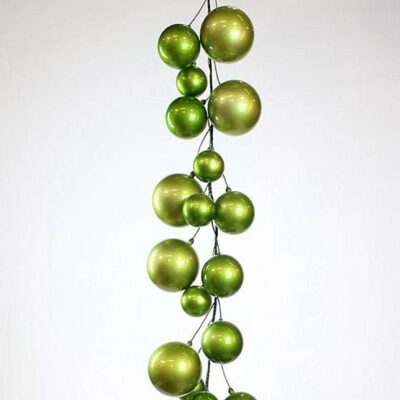 Farrisilk Garlands | Lime Green Ball Garland, 10′