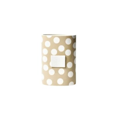 Happy Everything Table Decor | Neutral Dot Mini Oval Vase By Happy Everything!