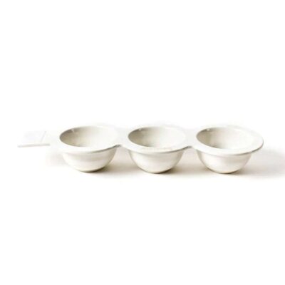 Happy Everything Kitchen & Dining | White Stripe Mini Trio Bowl By Happy Everything!