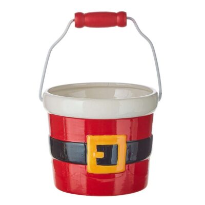 RAZ Table Decor | Santa Belt Container