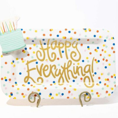 Happy Everything Table Decor | Happy Dot Mini Rectangle Platter By Happy Everything!