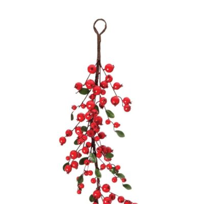 Regency Floral | Red Mixed Berry Leaf Garland, 48″