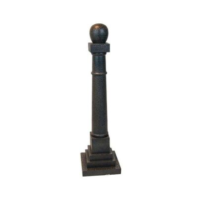 The Round Top Collection Table Decor | Black Display Pole, Tall