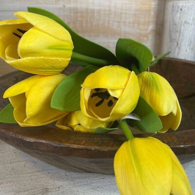 CRI Floral Decor | Tulip Bundle, Yellow