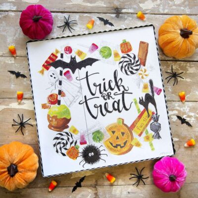 The Round Top Collection Wall Decor | Gallery Trick Or Treat Wreath