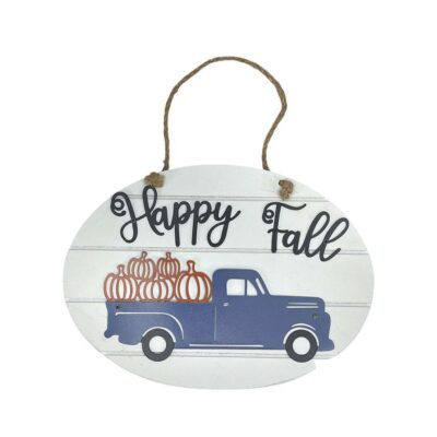 Transpac Table Decor | Pumpkin Truck Hanger