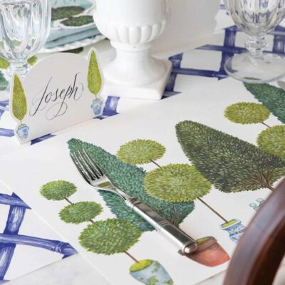 Hester & Cook Kitchen & Dining | Topiary Garden Placemat Sheets