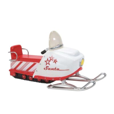 Department 56 Table Decor | Candy Cane Snowmobile, Dept. 56 Village