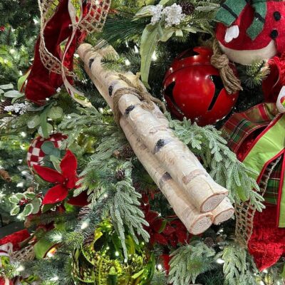 Direct Export Co. Figurines | Natural Faux Birch Log Bundle