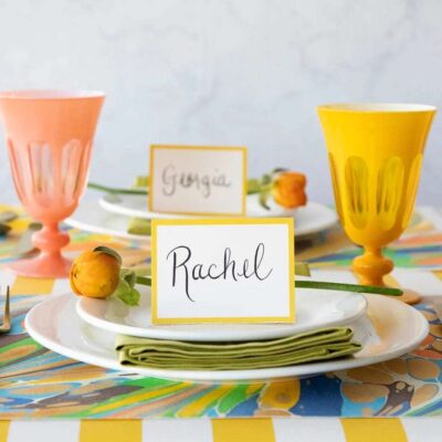 Hester & Cook Celebrate Birthday | Marigold Classic Stripe Runner