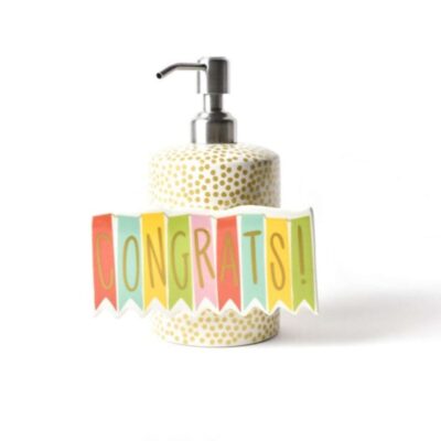 Happy Everything Kitchen & Dining | Gold Small Dot Mini Cylinder Soap Pump By Happy Everything!