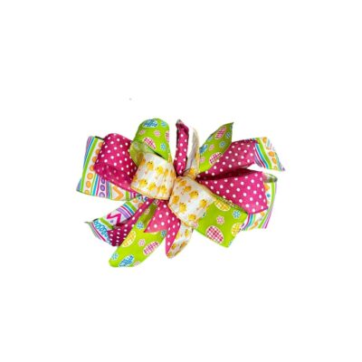 Miss Cayce’s Door Decor | Cayce Easter Chick Embellishment Bow, Large