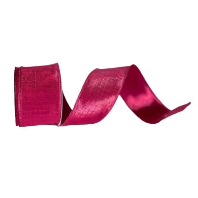 Farrisilk Spring Ribbon | Fuchsia Luster Ribbon, 2.5″ X 10Yd