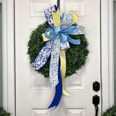 Miss Cayce’s Door Decor | English Manor Wreath