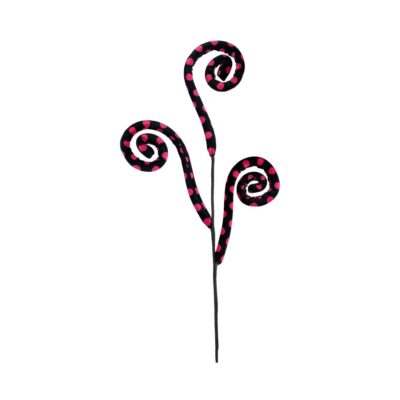 Liberty Floral Floral | Pink Polka Dot Spiral Curly Spray