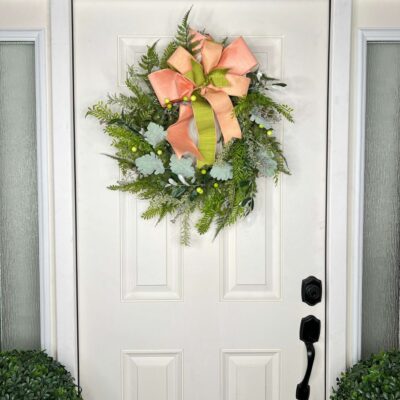 Miss Cayce’s Door Decor | Timeless Spring Wreath