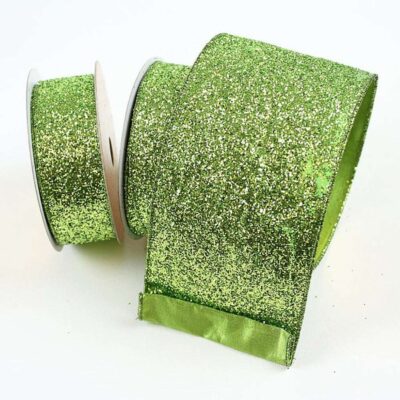 Farrisilk St. Patrick’S Day | Glitter Magic Lime Green Ribbon, 1.5″X10Yd