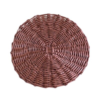 Beatriz Ball Spring | Faux Wicker Placemats, Brown