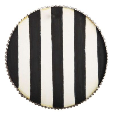 The Round Top Collection Table Decor | Round Black And White Display Board